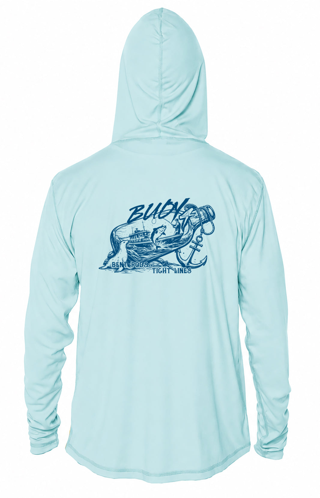 Bent Rods & Tight Lines sublimated UPF 50+ Hoodie