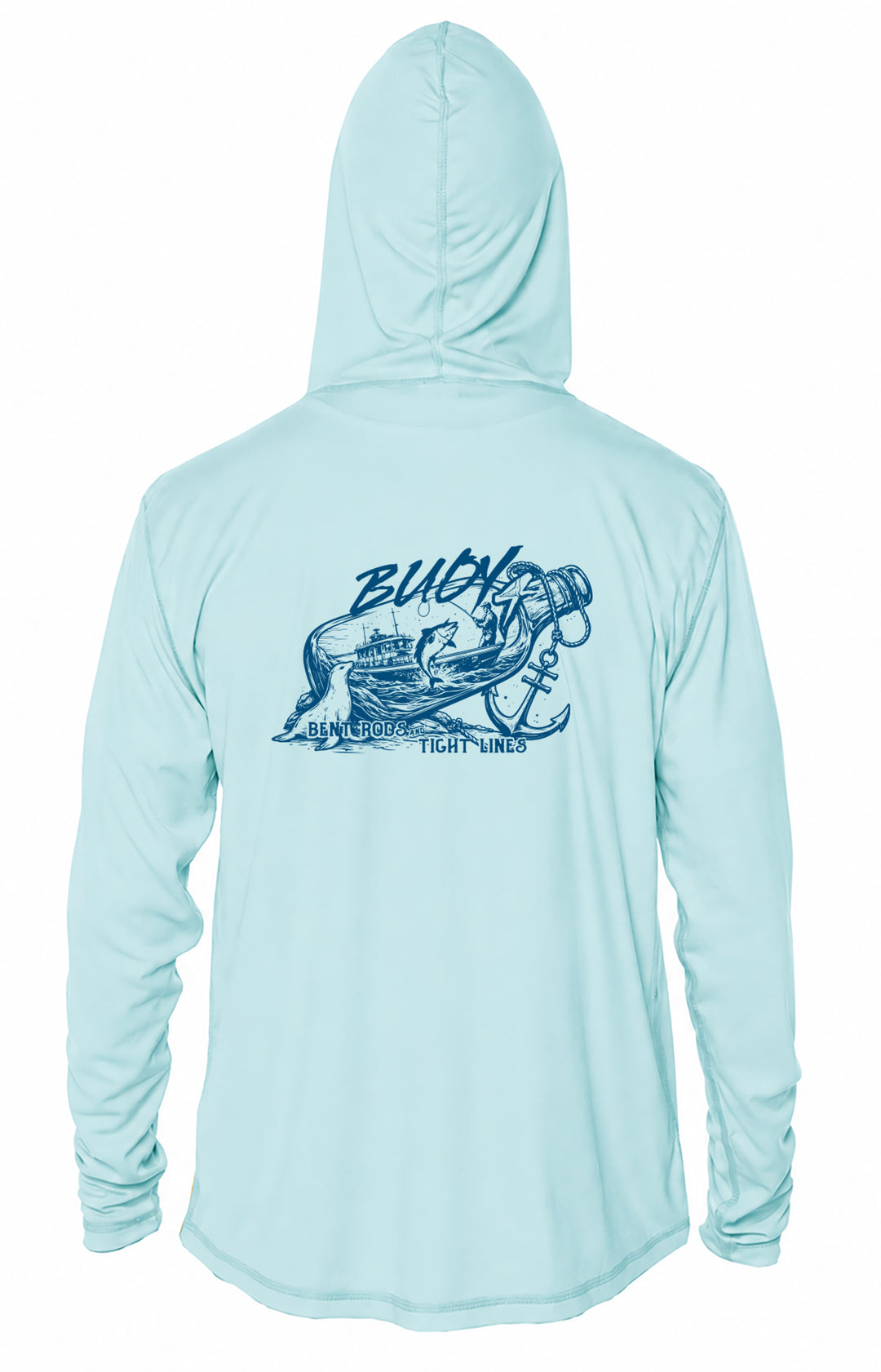 Bent Rods & Tight Lines sublimated UPF 50+ Hoodie