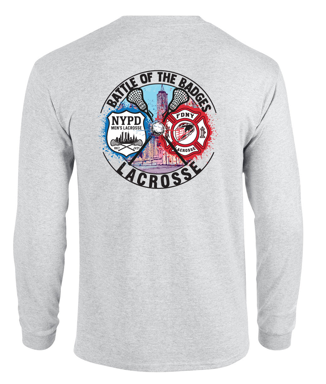 BATTLE OF THE BADGES LONG SLEEVE SHIRT