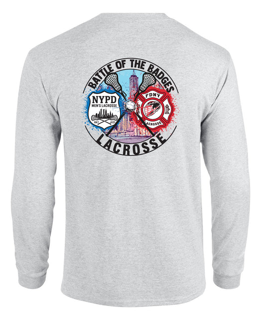 BATTLE OF THE BADGES LONG SLEEVE SHIRT