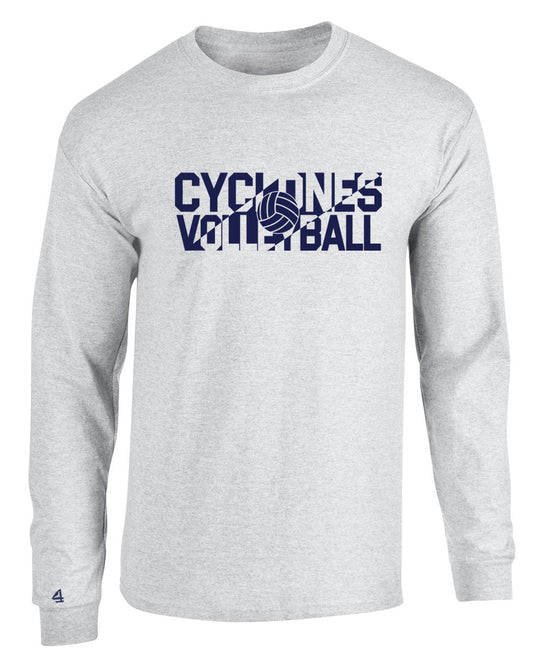 SOUTH SIDE CYCLONES VOLLEYBALL LS Tshirt