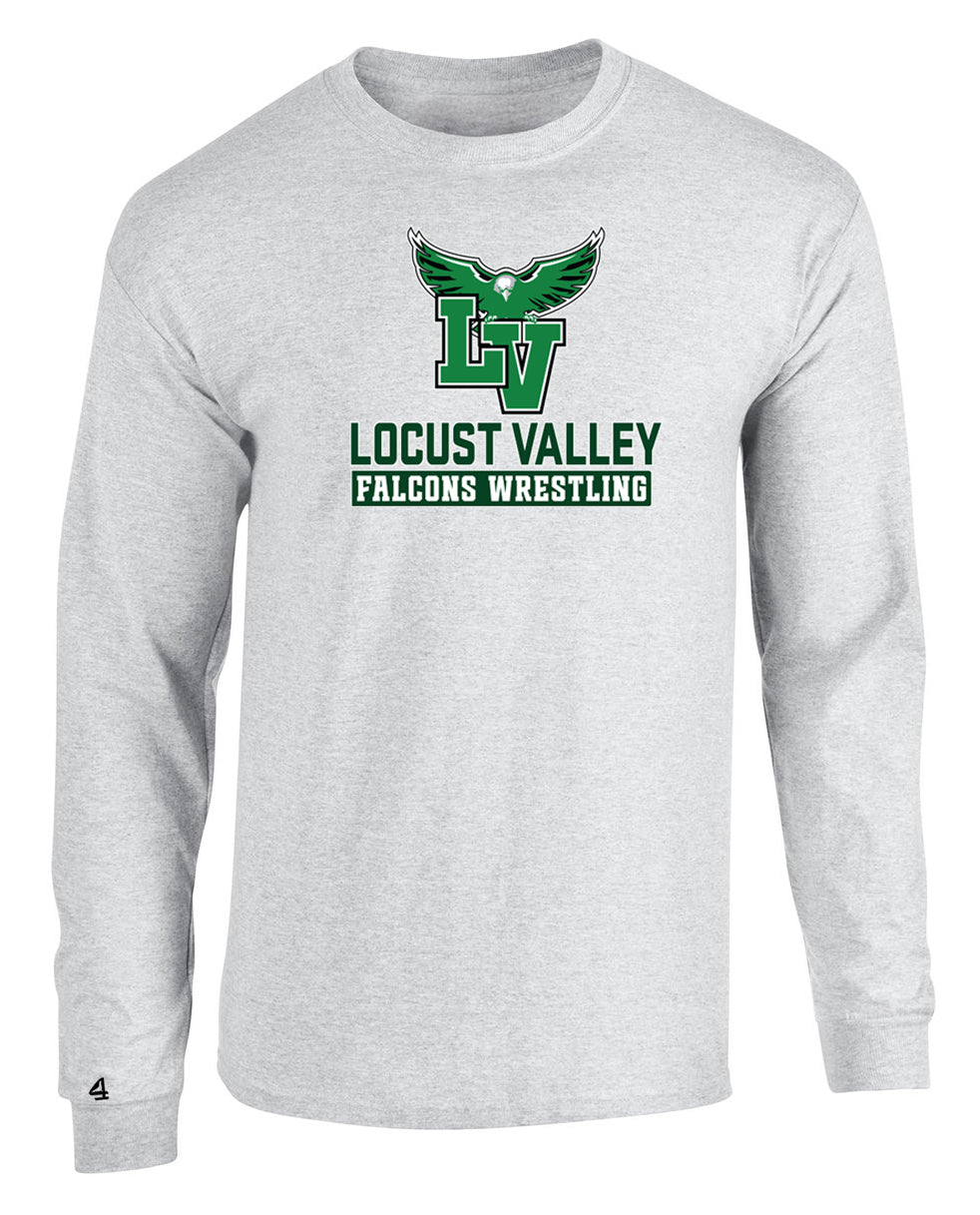 Locust Valley Falcons Wrestling Long Sleeve T-shirt