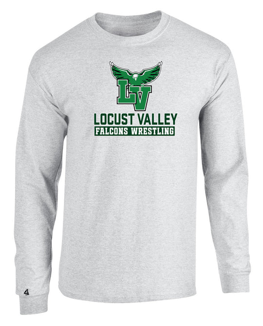 Locust Valley Falcons Wrestling Long Sleeve T-shirt
