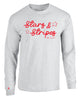 Buoy4 Stars and Stripes Long Sleeve Graphic Tee