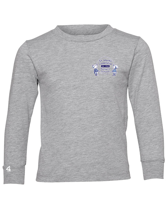 St. Mark's Nursery School Toddler Long Sleeve Tshirt