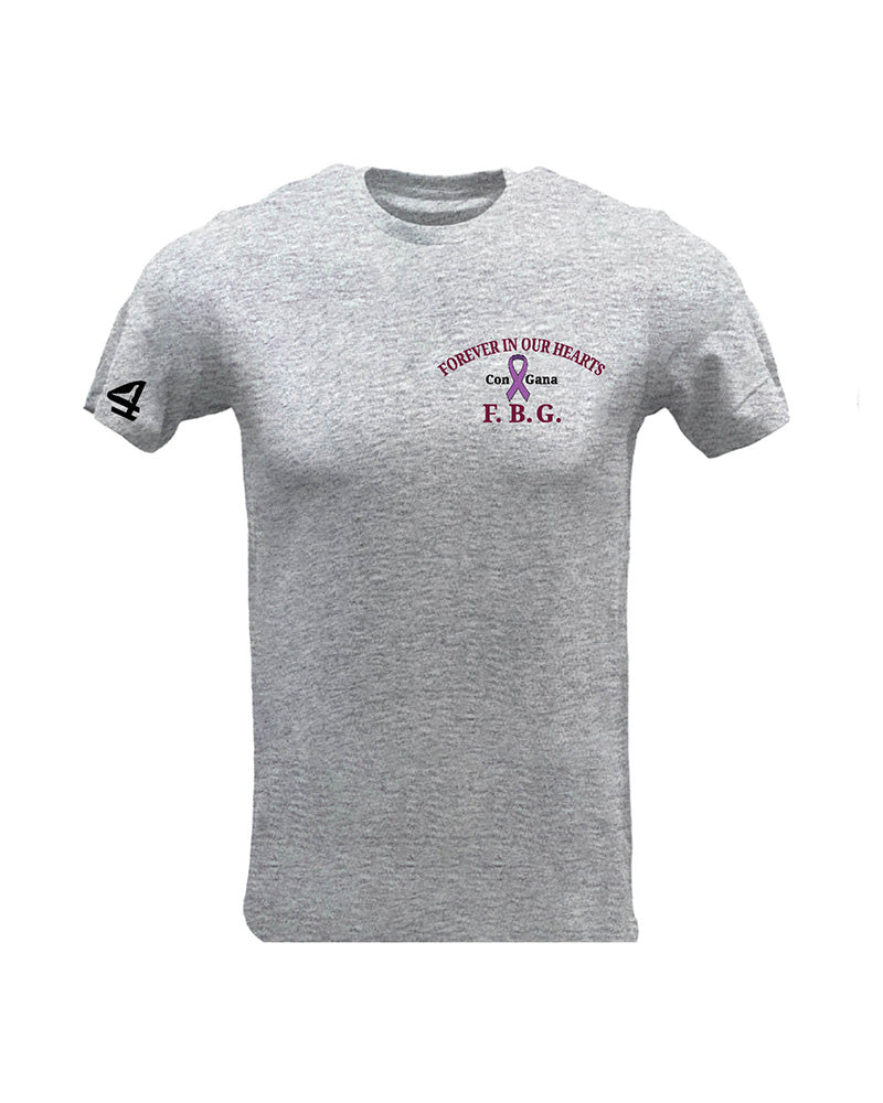 Clarke Wrestling Grey Short Sleeve Tee