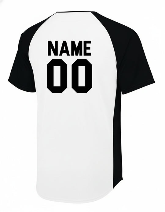 EAST ROCKAWAY BASEBALL Adult Full-Button Baseball Jersey