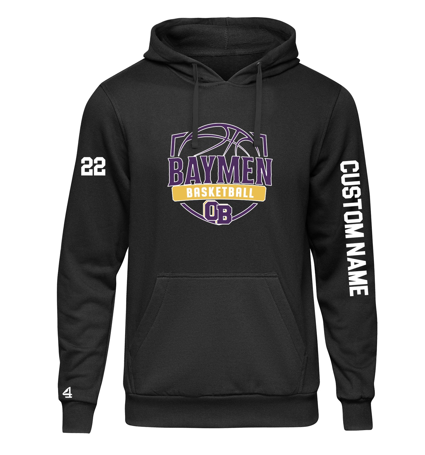 Baymen Girls Basketball Hoodie