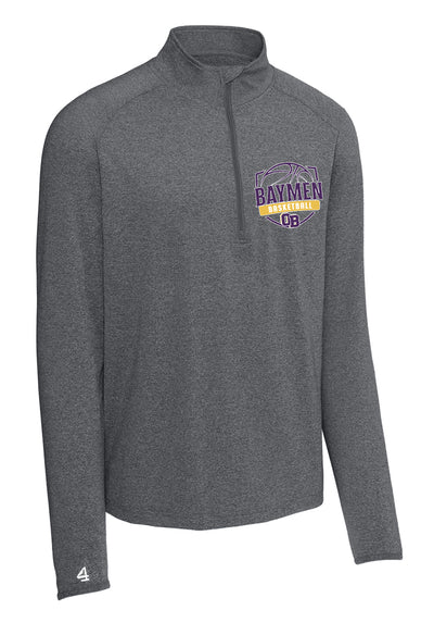 Baymen Girls Basketball Embroidered Long Sleeve 1/4 Zip