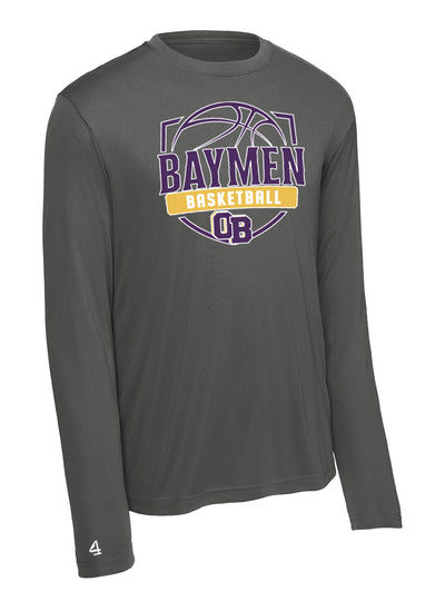 Baymen Girls Basketball Long Sleeve Performance T-shirt