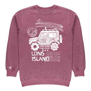 Buoy4 Long Island Surf Vintage Crewneck