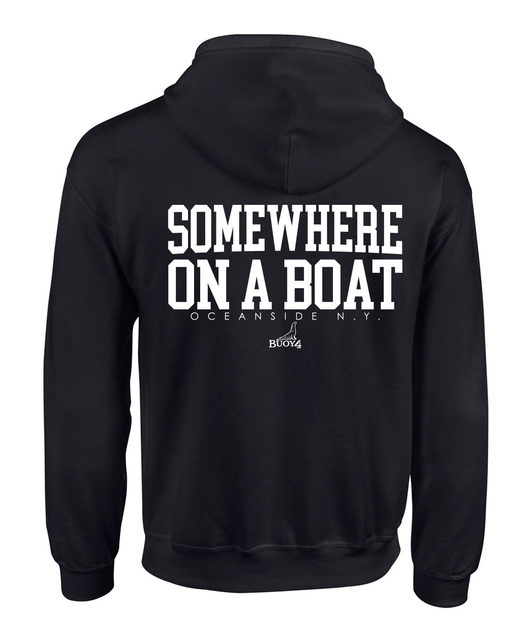 Buoy 4 Somewhere on a Boat Full Zip Hoodie