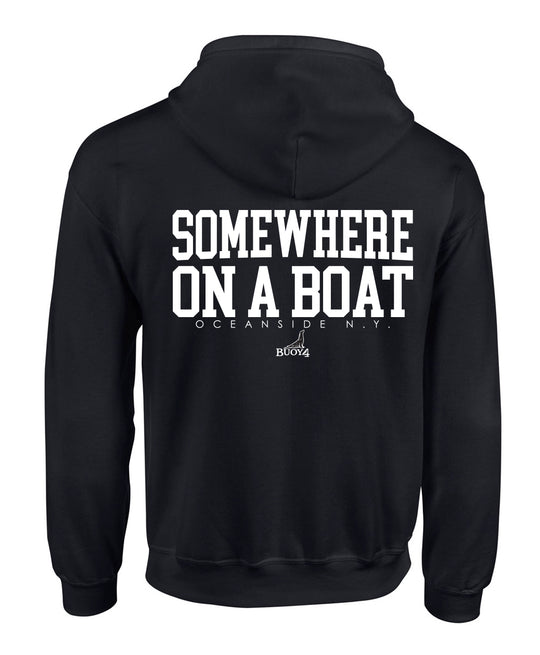 Buoy 4 Somewhere on a Boat Full Zip Hoodie