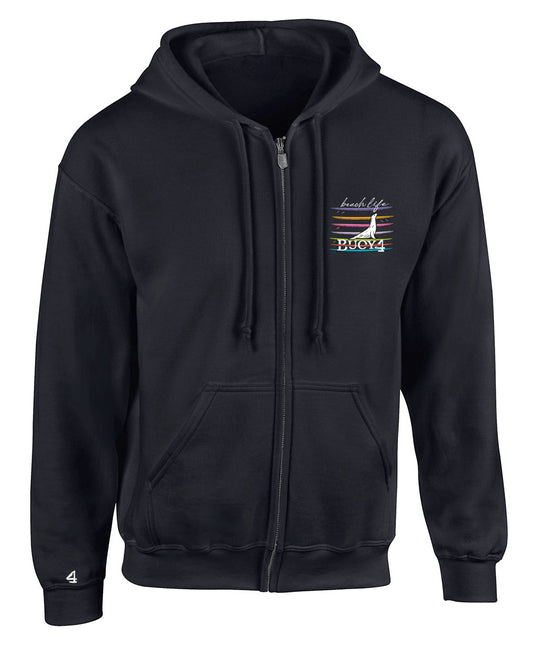 Buoy 4 Beach Life Full Zip Hoodie