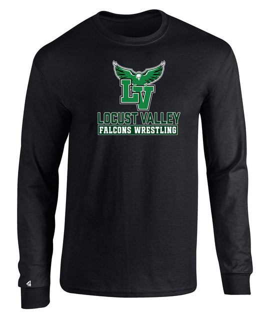 Locust Valley Falcons Wrestling Long Sleeve T-shirt