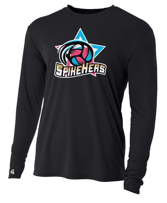Spikehers Volleyball Performance Long Sleeve Shirt