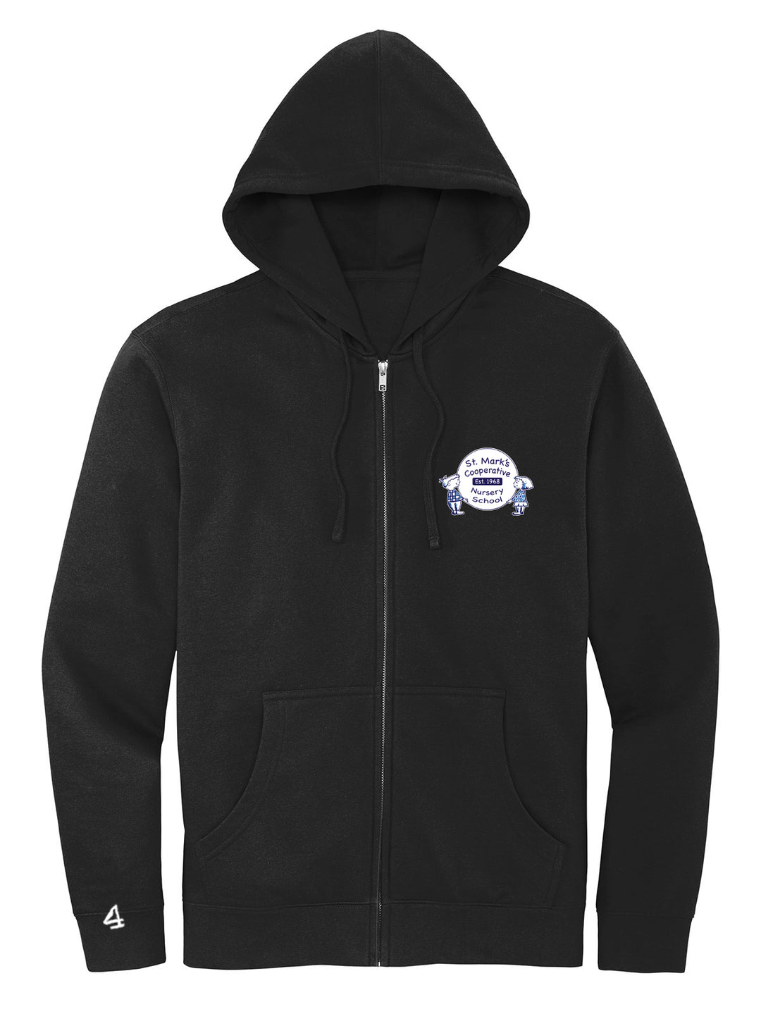 St. Mark's Nursery School Adult Full zip Hoodie