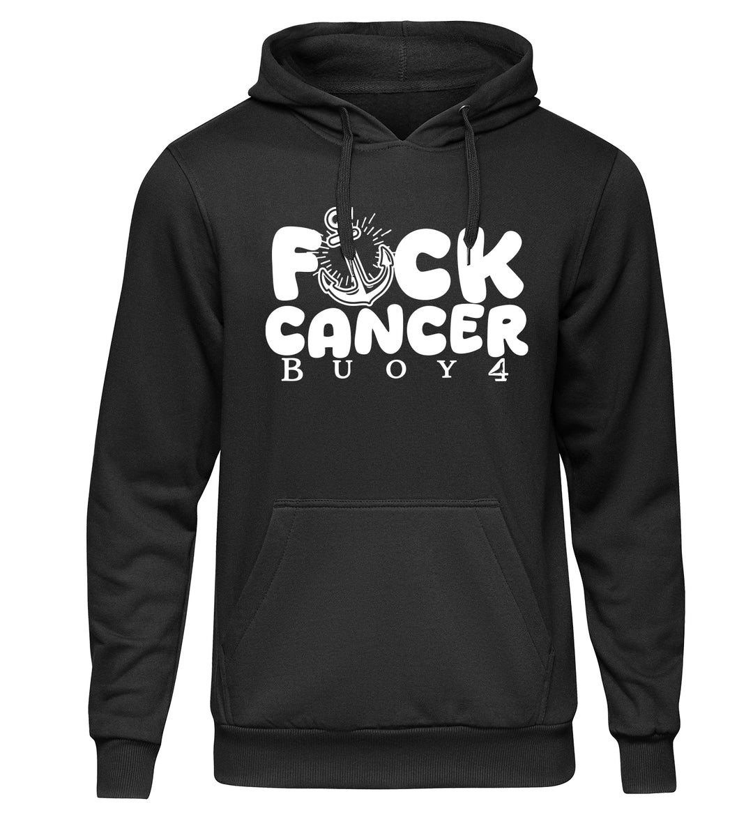 BUOY 4 F CANCER ANCHOR HOODIE