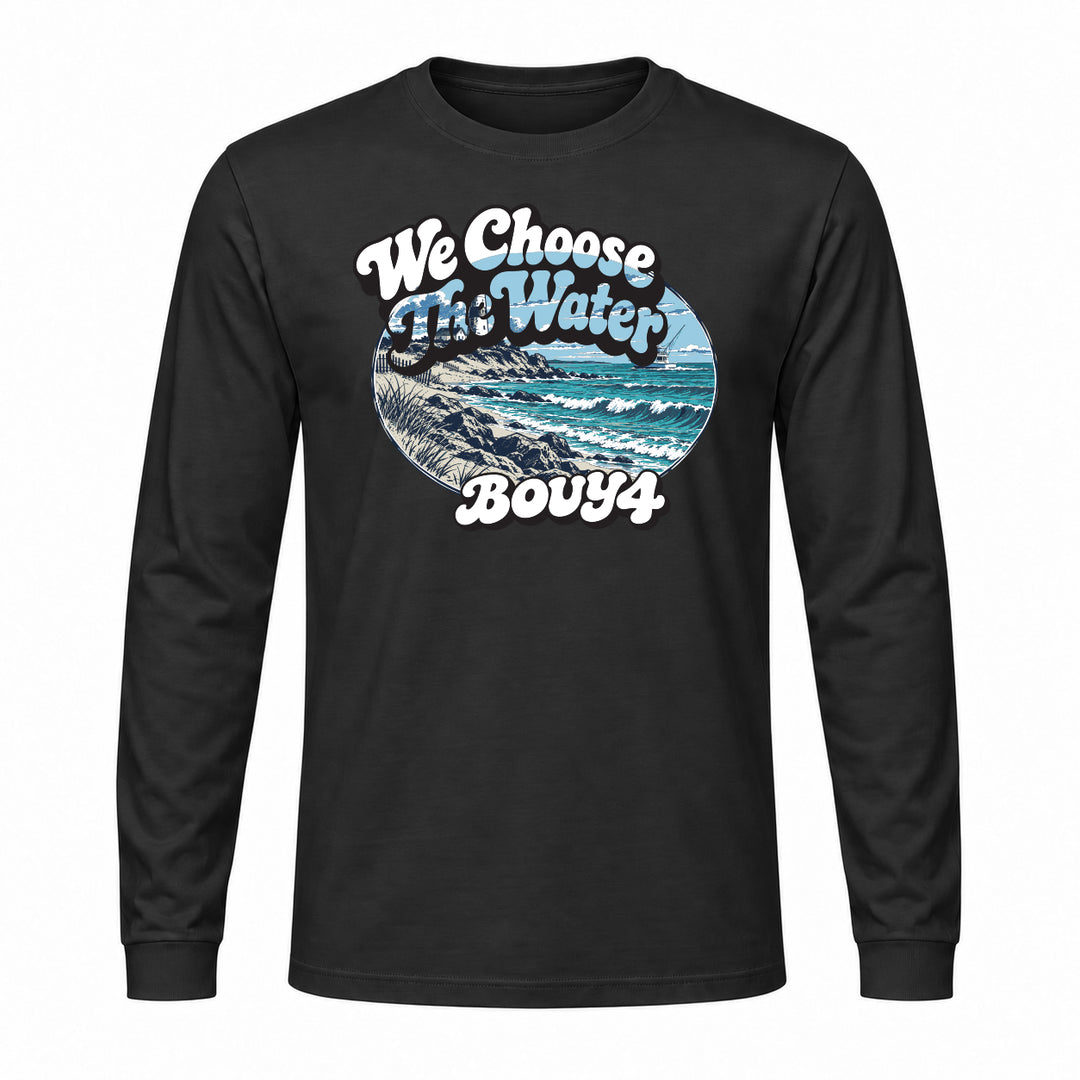 BUOY4 WE CHOOSE THE WATER BEACH LONG SLEEVE GRAPHIC TEE