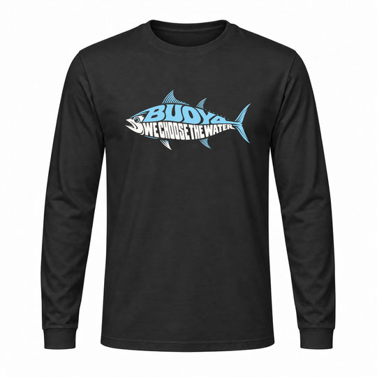 BUOY4 WE CHOOSE THE WATER TUNA LONG SLEEVE GRAPHIC TEE