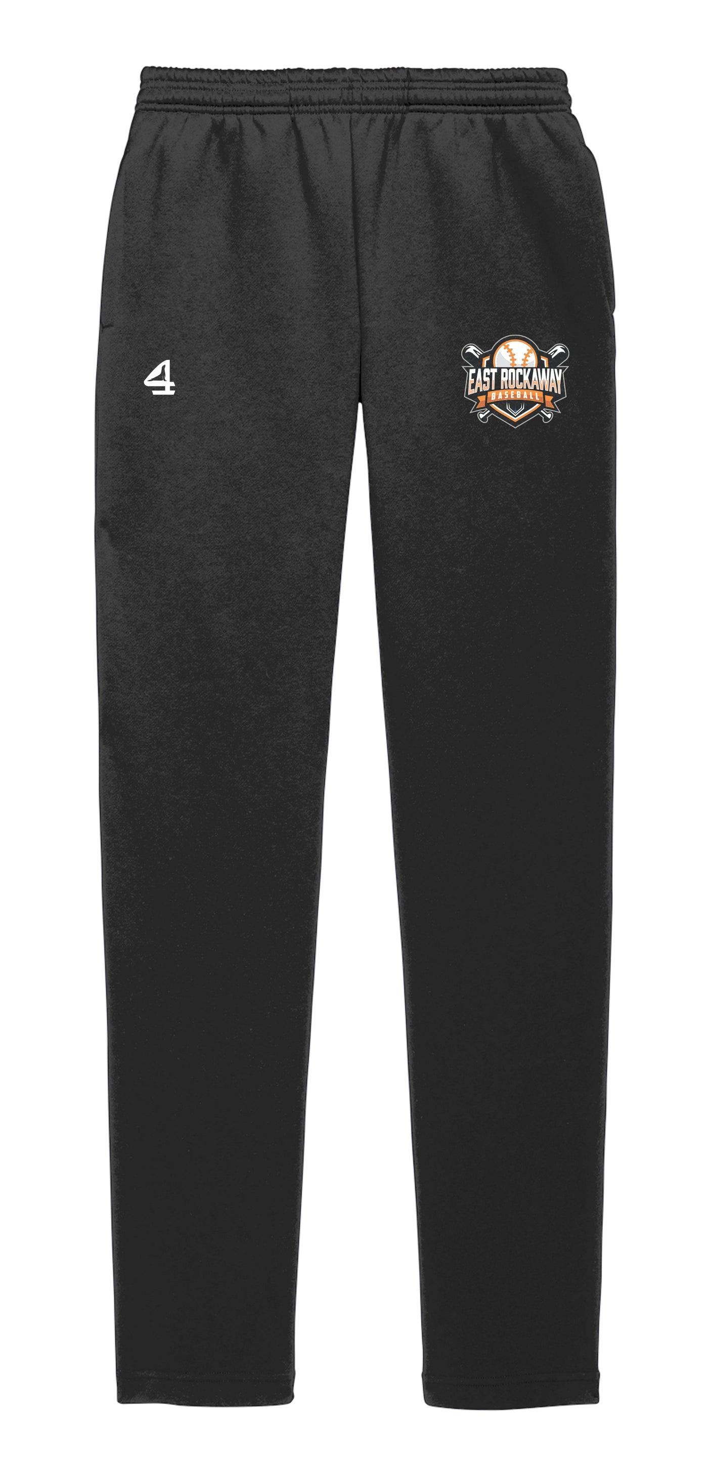 EAST ROCKAWAY BASEBALL Open Bottom Sweatpants