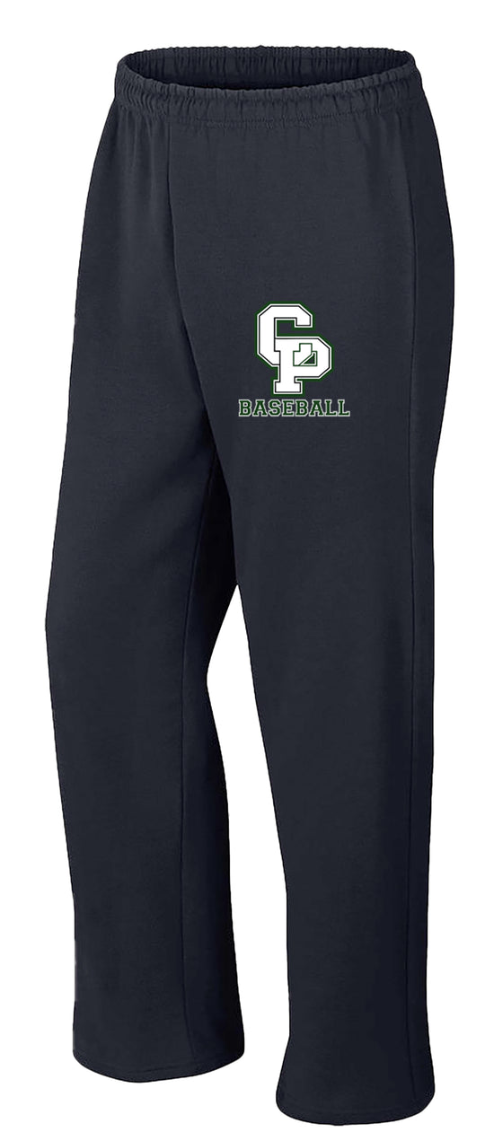 CARLE PLACE BASEBALL Open-Bottom Sweatpants