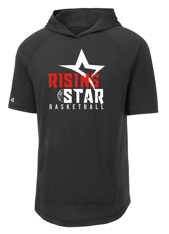 Rising Star Short Sleeve Tri-blend Hoodie