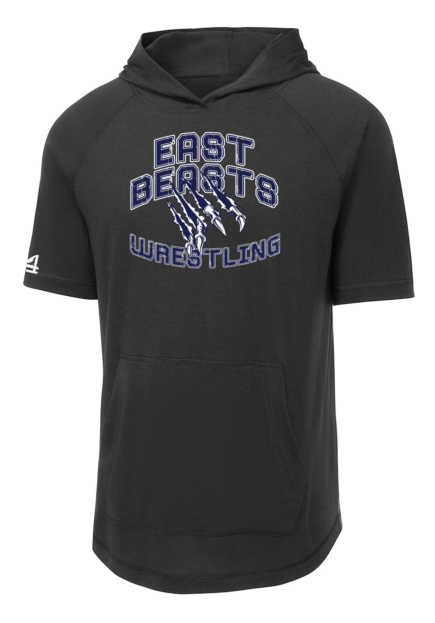 East Beasts Wrestling SS Tri-blend hoodie