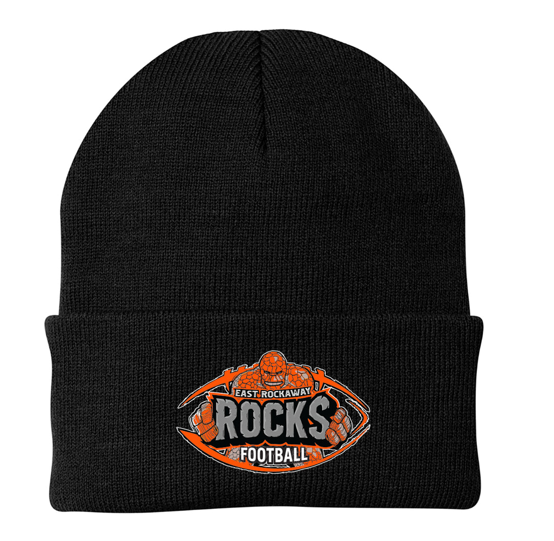 East Rockaway Football  knit cap