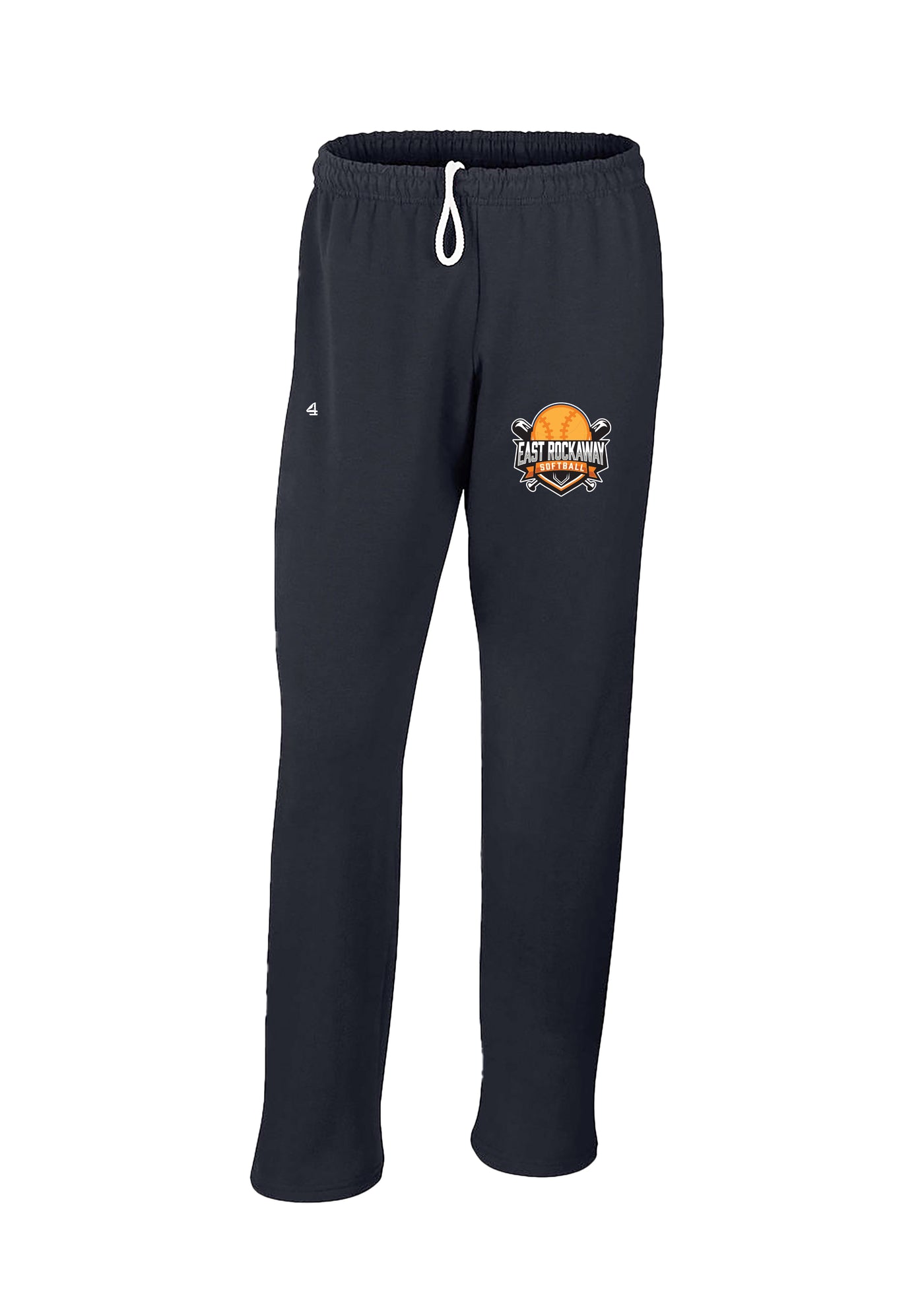 EAST ROCKAWAY SOFTBALL Open Bottom Sweatpants