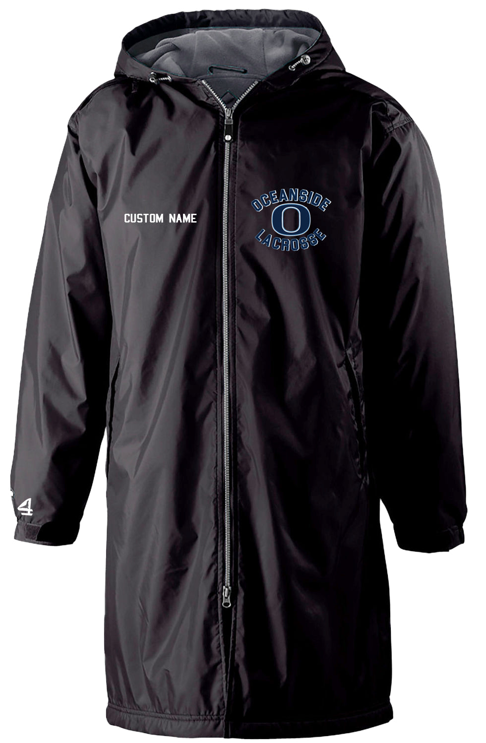 Oceanside Lacrosse Polyester Full Zip Conquest Jacket