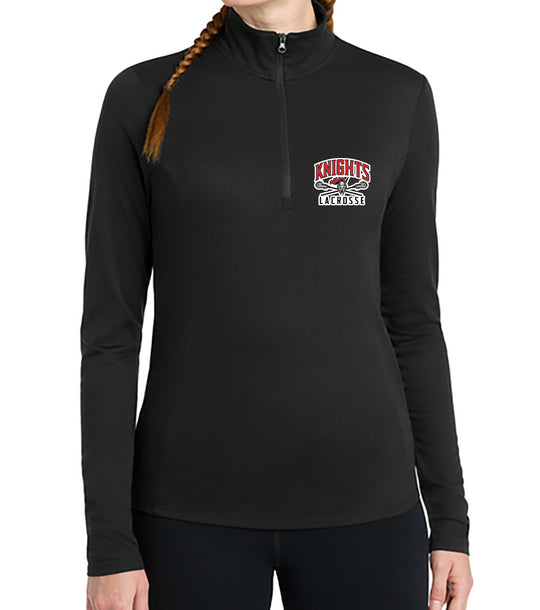 FLORAL PARK WOMENS LACROSSE Embroidered ladies 1/4 ZIP