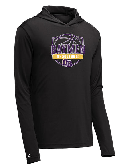 Baymen Girls Basketball Long Sleeve hoodie Performance T-shirt