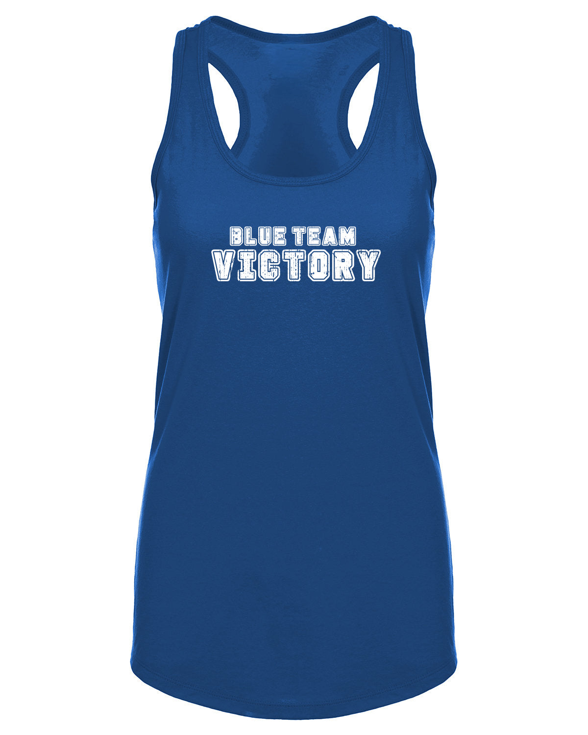 SSHS Red and Blue Racerback Tank Blue Team