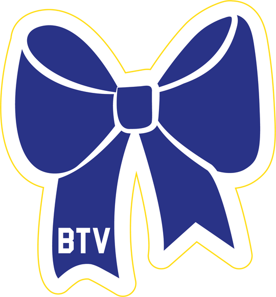 SSHS Red and Blue Bow Stickers