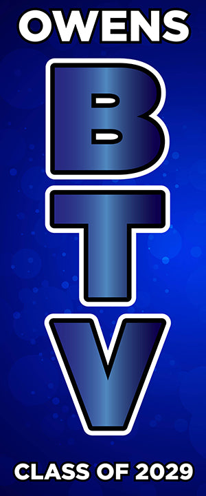 SSHS Red and Blue Customizable Door Banner