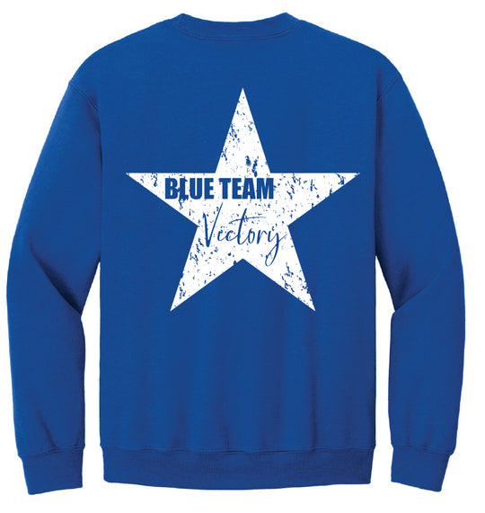 SSHS Red and Blue BTV DISTRESSED STAR