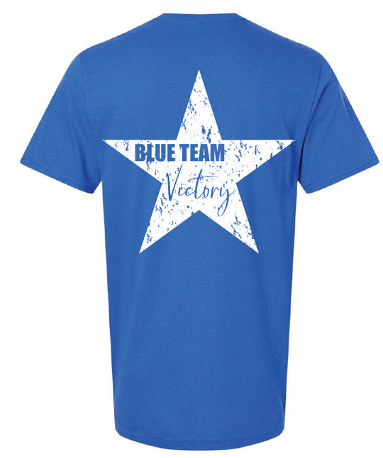 SSHS Red and Blue BTV DISTRESSED STAR