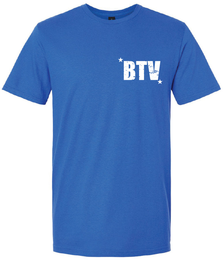 SSHS Red and Blue BTV DISTRESSED STAR