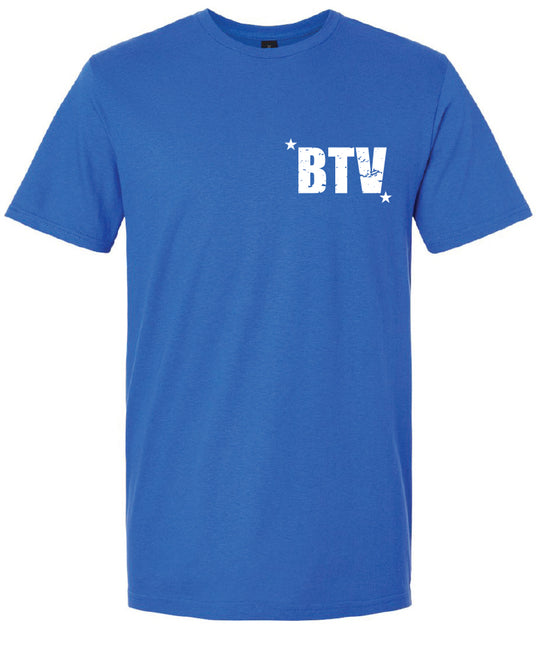 SSHS Red and Blue BTV DISTRESSED STAR