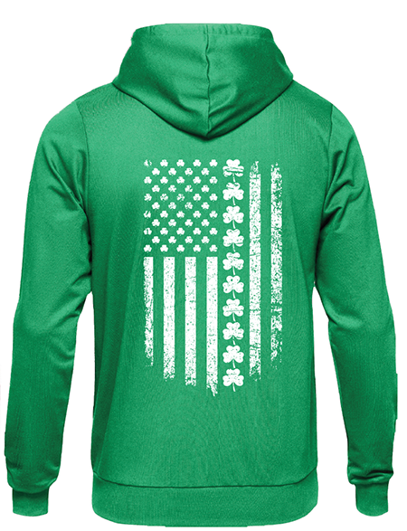 Buoy 4 Shamrock Flag Hoodie