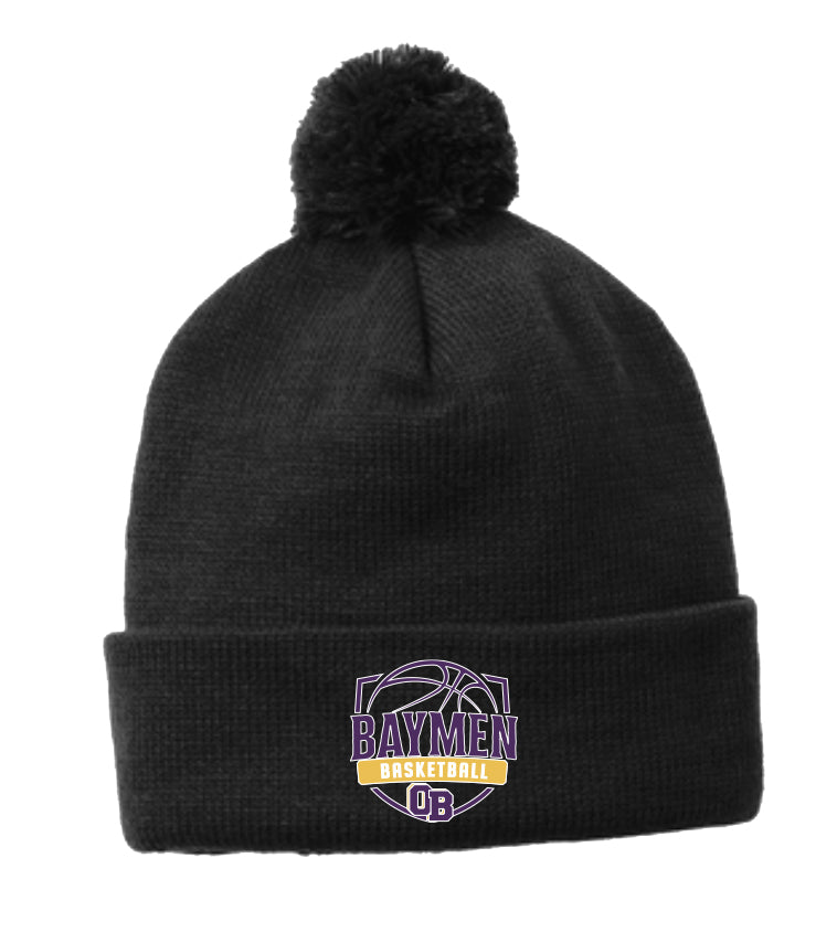 Baymen Girls Basketball Pom Pom Beanie