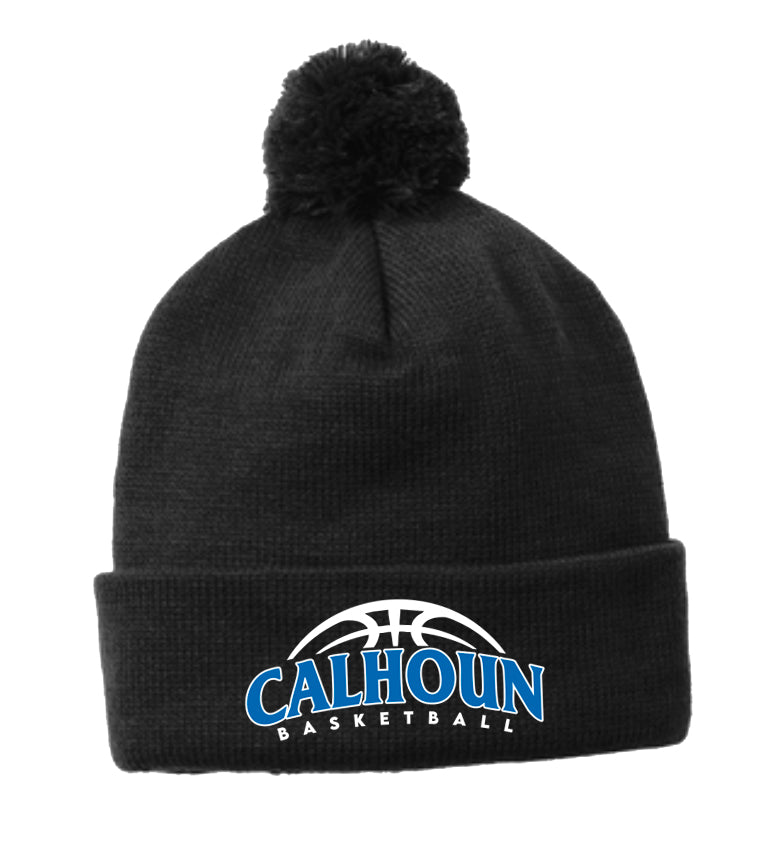 Calhoun Girls Basketball Pom Pom Beenie