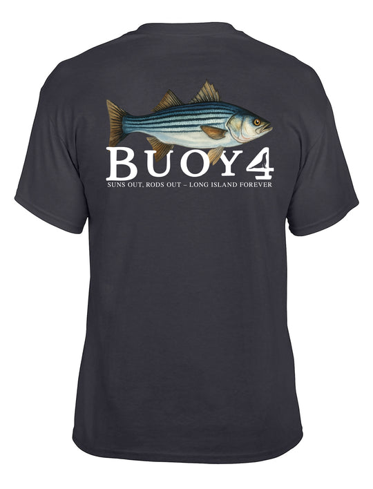 Buoy 4 Striped Bass Short Sleeve Graphic Tee
