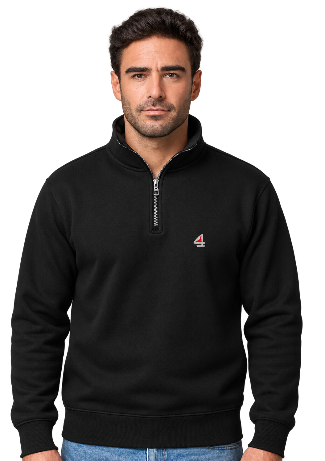The Islander - 1/4 Zip Fleece Blend - Navy