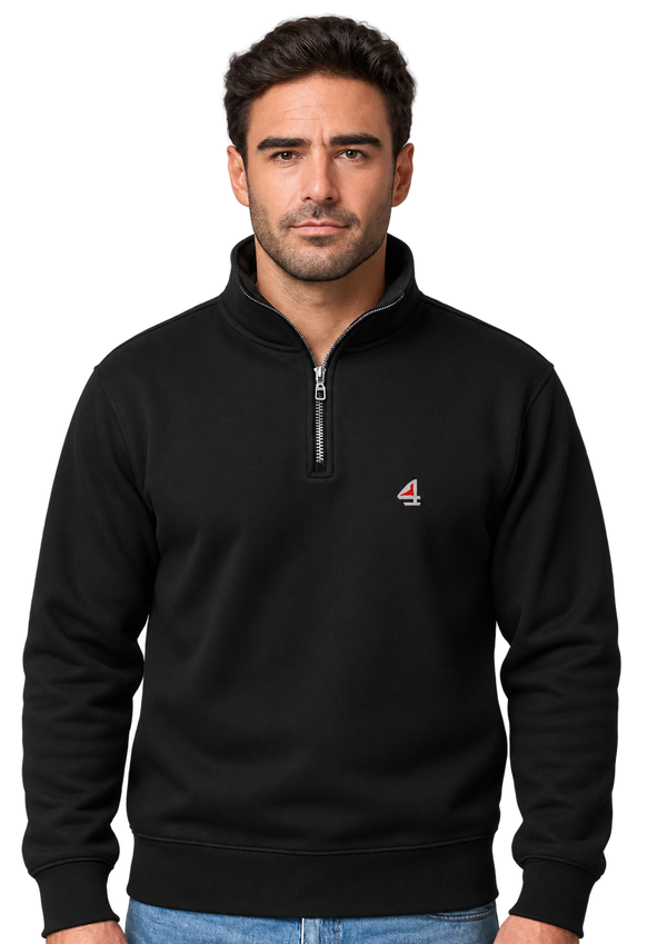 The Islander - 1/4 Zip Fleece Blend - Navy