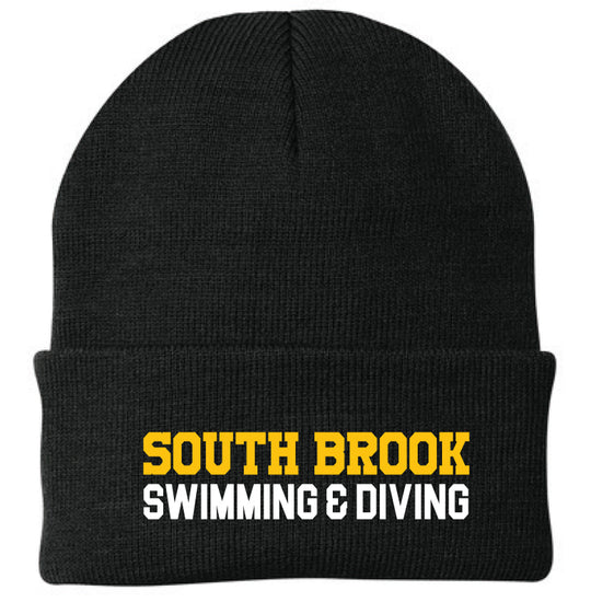 South Brook Swimming and Diving Embroidered Knit Cap