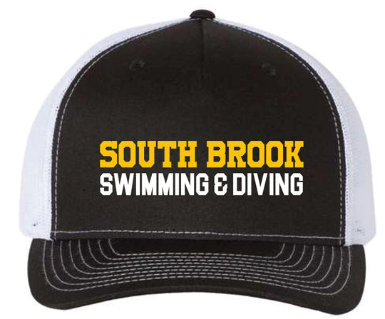 South Brook Swimming and Diving Embroidered Trucker Hat