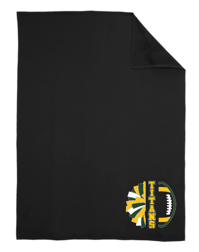 LYNBROOK TITANS FOOTBALL AND CHEER  COMBO Oversized Core Fleece Sweatshirt Blanket