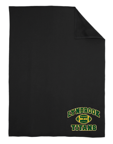 LYNBROOK TITANS FOOTBALL AND CHEER Oversized Core Fleece Sweatshirt Blanket